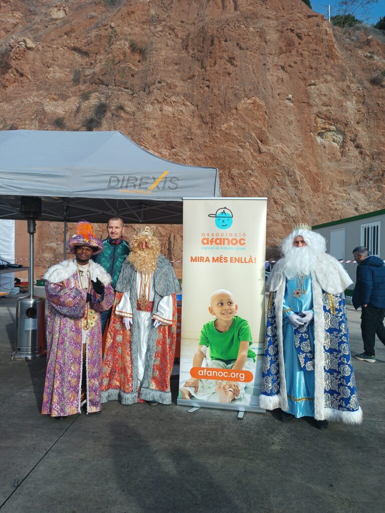 Alberto con los Reyes Magos